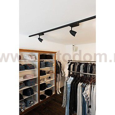 SLV 153250 TURBINE SPOT LED, schwarz, 35W, 3000K, inkl. 3P-Adapter