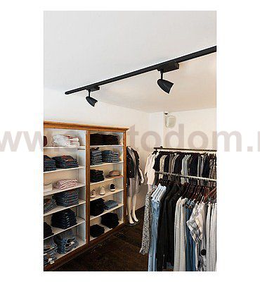 SLV 153250 TURBINE SPOT LED, schwarz, 35W, 3000K, inkl. 3P-Adapter