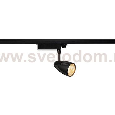 SLV 153250 TURBINE SPOT LED, schwarz, 35W, 3000K, inkl. 3P-Adapter