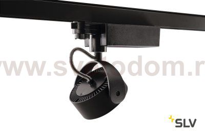 153600 SLV 3Ph, KALU TRACK LED светильник с LED 17Вт, 3000К, 1000лм, 24°, черный