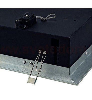 SLV 154652 AIXLIGHT FLAT TRIPLE QRB111 Deckeneinbauleuchte, chrom / mattschwarz, max. 3x50W