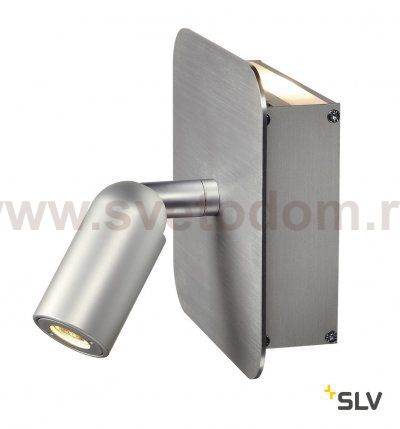 SLV 155104 NAPIA Wandleuchte, aluminium- geb?rstet