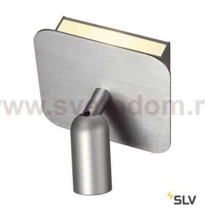 SLV 155104 NAPIA Wandleuchte, aluminium- geb?rstet