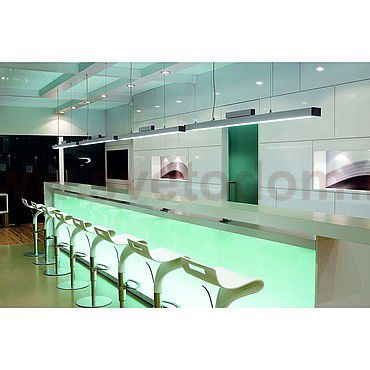 SLV 155130 Q-LINE SINGLE LED, Pendel- leuchte, DALI dimmbar, 1500mm, schwarz