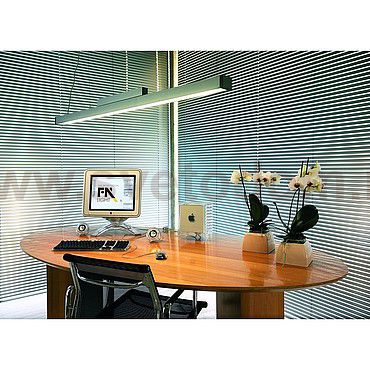 SLV 155134 Q-LINE SINGLE LED, Pendel- leuchte, DALI dimmbar, 1500mm, silber