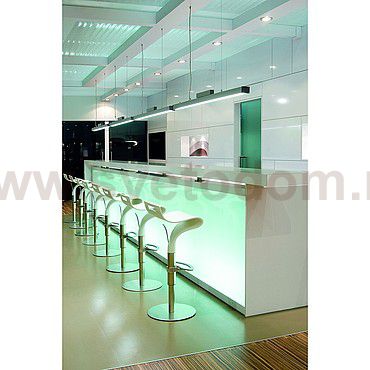 SLV 155134 Q-LINE SINGLE LED, Pendel- leuchte, DALI dimmbar, 1500mm, silber