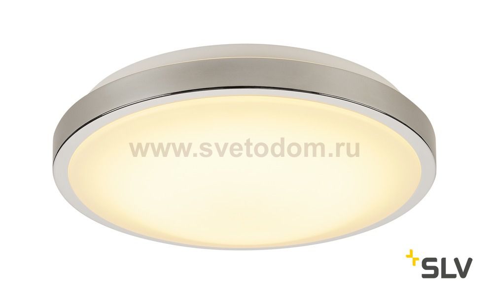 SLV 155152 CORONA LED, Deckenleuchte, rund, 3000k, chrom