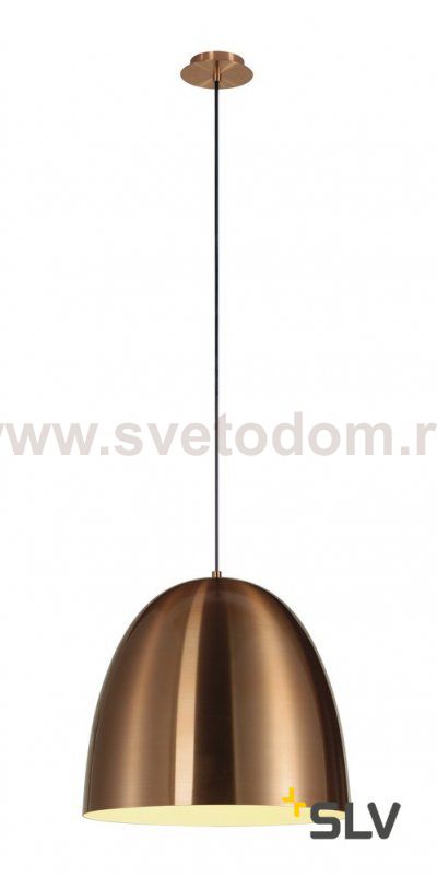 SLV 155479 PARA CONE 40 Pendelleuchte, rund, kupferfarben/geb?rstet, E27, max. 60W