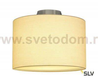 SLV 155552 FENDA E27 Deckenleuchte, chrom, ohne Schirm