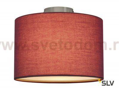 SLV 155552 FENDA E27 Deckenleuchte, chrom, ohne Schirm