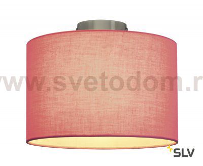 SLV 155552 FENDA E27 Deckenleuchte, chrom, ohne Schirm