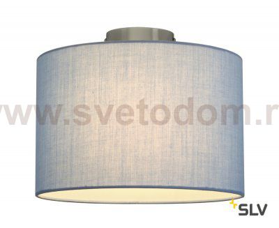 SLV 155552 FENDA E27 Deckenleuchte, chrom, ohne Schirm