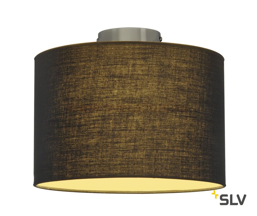 SLV 155552 FENDA E27 Deckenleuchte, chrom, ohne Schirm