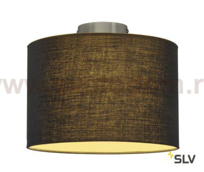 SLV 155552 FENDA E27 Deckenleuchte, chrom, ohne Schirm