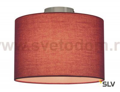 SLV 155552 FENDA E27 Deckenleuchte, chrom, ohne Schirm