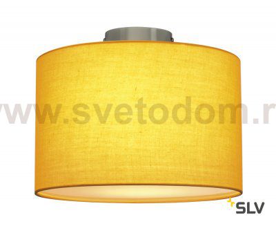 SLV 155552 FENDA E27 Deckenleuchte, chrom, ohne Schirm