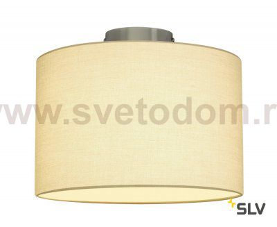 SLV 155552 FENDA E27 Deckenleuchte, chrom, ohne Schirm