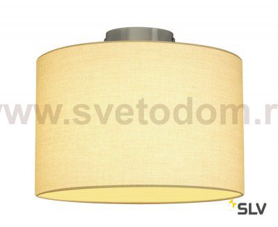 SLV 155552 FENDA E27 Deckenleuchte, chrom, ohne Schirm