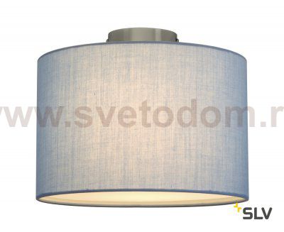 SLV 155552 FENDA E27 Deckenleuchte, chrom, ohne Schirm