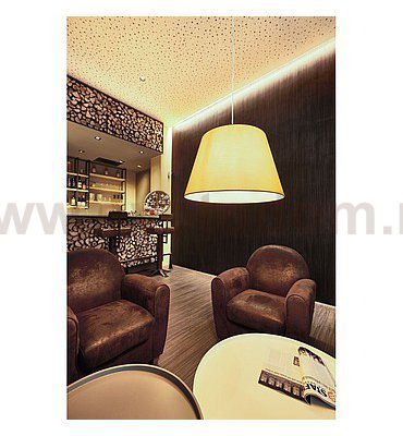 SLV 155561 FENDA E27 Pendelleuchte, weiss, ohne Schirm