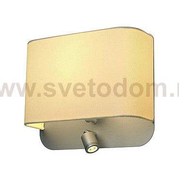 SLV 155681 ACCANTO LEDSPOT ROUND Wand- leuchte, E27, max.24W, LED 3000K, weisser Schirm