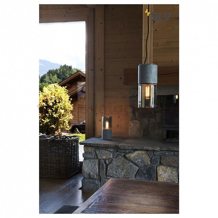 SLV 155702 CONCRETE TUBE Tischleuchte, E27