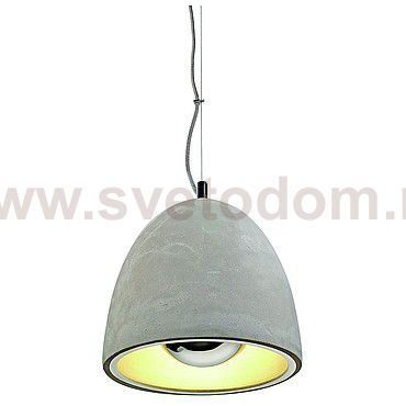 SLV 155711 SOPRANA SOLID Pendelleuchte, PD-2, rund, E27, max. 60W, Beton, mit Reflektor