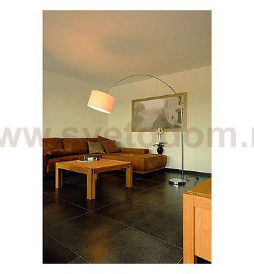 SLV 155723 SOPRANA BOW Bogenstehleuchte, SL-1, weisser Schirm, E27, max. 60W, 2 Packst?cke