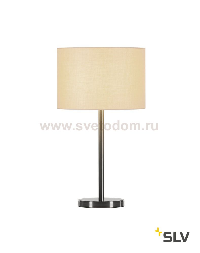 SLV 155785 SOPRANA TL-2 Tischleuchte, metall geb?rstet, ohne Schirm