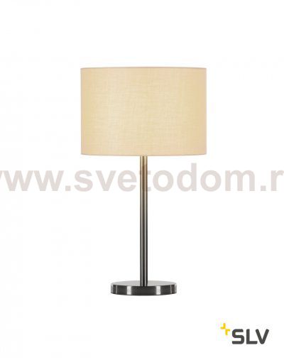 SLV 155785 SOPRANA TL-2 Tischleuchte, metall geb?rstet, ohne Schirm