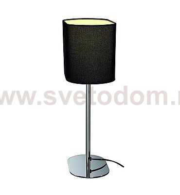 SLV 155840 SOPRANA OVAL Tischleuchte TL-1, schwarzes Textil, E27, max. 60W