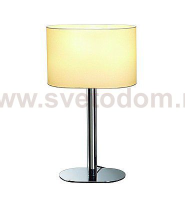 SLV 155841 SOPRANA OVAL Tischleuchte TL-1, weisses Textil, E27, max. 60W