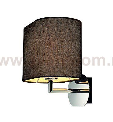 SLV 155860 SOPRANA OVAL Wandleuchte WL-1, schwarzes Textil, E27, max. 60W