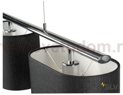 SLV 155870 TRIADEM Pendelleuchte, schwarz, 3xE27