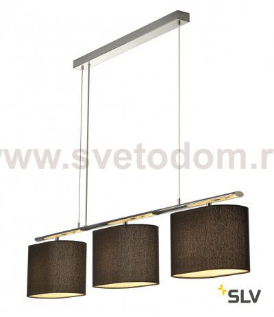 SLV 155870 TRIADEM Pendelleuchte, schwarz, 3xE27
