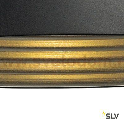 SLV 155900 FORCHINI M Pendelleuchte, PD-2, 40cm, rund, schwarz/ silber, E27, max. 40W