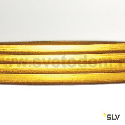 SLV 155911 FORCHINI M Pendelleuchte, PD-2, 40cm, rund, weiss/gold, E27, max. 40W