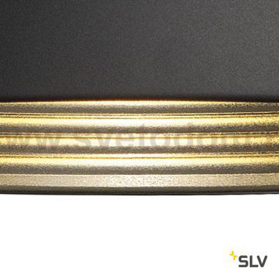 SLV 155920 FORCHINI M Pendelleuchte, PD-1, 50cm, rund, schwarz/ silber, E27, max. 40W