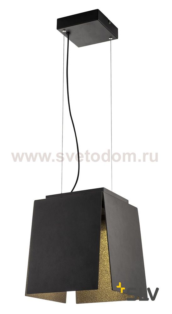 SLV 155960 AVENTO 30 PD светильник подвесной 15Вт с LED 3000К, 660лм, черный/ золото