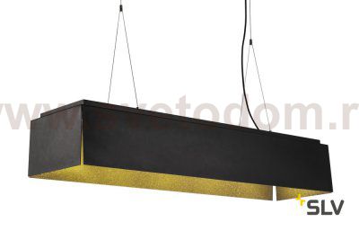 SLV 155970 AVENTO 110 PD светильник подвесной 28Вт с LED 3000К, 2400лм, черный/ золото