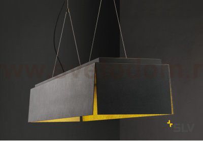 SLV 155970 AVENTO 110 PD светильник подвесной 28Вт с LED 3000К, 2400лм, черный/ золото