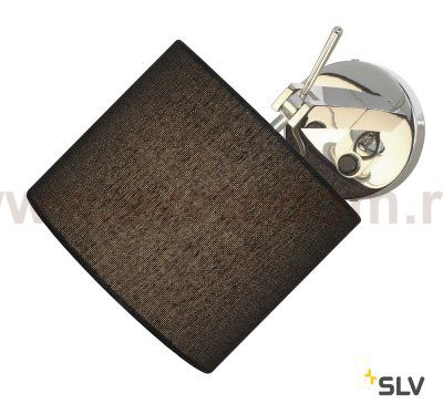 SLV 156020 TENORA Wandleuchte, WL-1, schwarz, E27 max. 60W