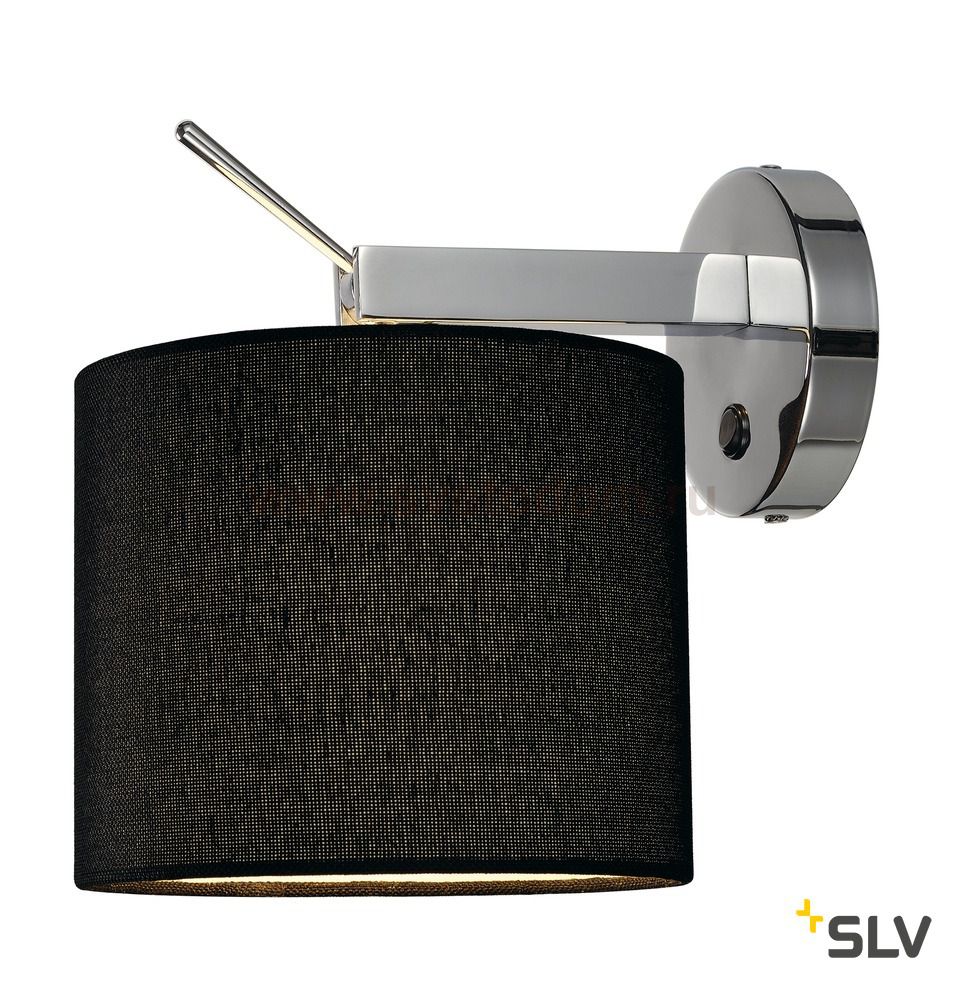 SLV 156020 TENORA Wandleuchte, WL-1, schwarz, E27 max. 60W