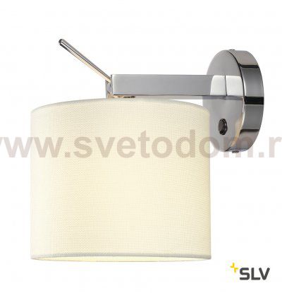 SLV 156021 TENORA Wandleuchte, WL-1, weiss, E27 max. 60W
