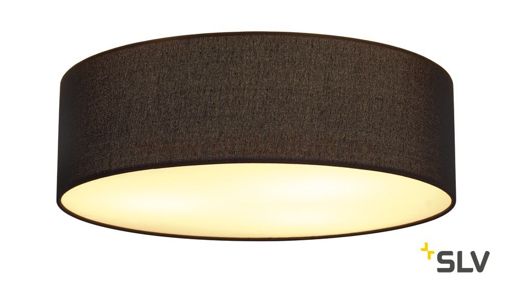 SLV 156050 TENORA Deckenleuchte, CL-1, schwarz, E27 max. 60W