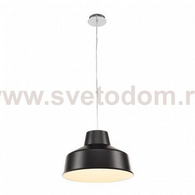 156090 SLV FENDA, абажур алюминиевый диам. 40 см для лампы E27 75Вт макс., черный / белый