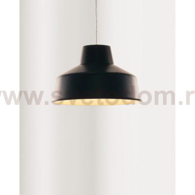 156090 SLV FENDA, абажур алюминиевый диам. 40 см для лампы E27 75Вт макс., черный / белый