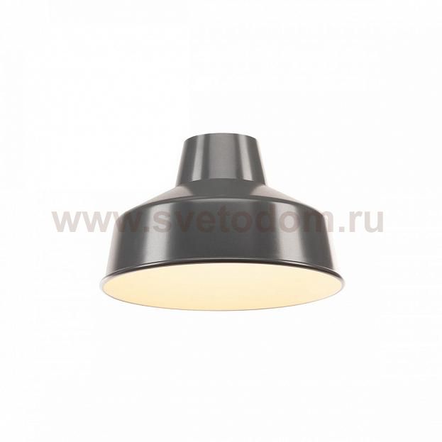156095 SLV FENDA, абажур алюминиевый диам. 40 см для лампы E27 75Вт макс., серый / белый
