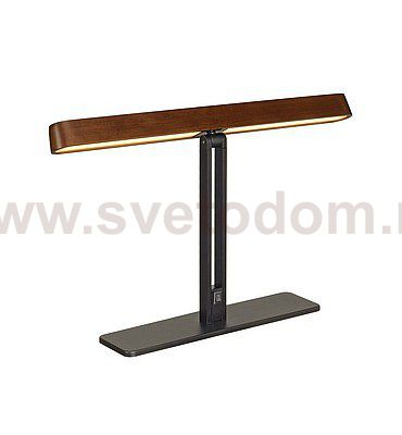 SLV 156237 VINCELLI TL Tischleuchte, schwarz/Bambus, 2700K LED