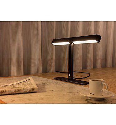 SLV 156237 VINCELLI TL Tischleuchte, schwarz/Bambus, 2700K LED